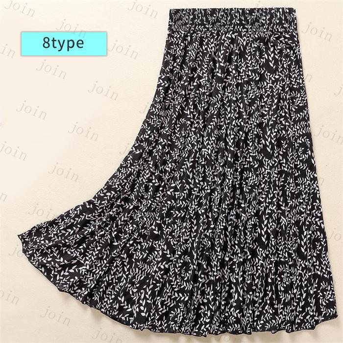スカート 膝丈 日本国内当日発送 10type ボトムス レディース 花柄 フレアスカート 大きいサイズ Aライン ウエストゴム 体型カバー 通勤 オシャレ 大人 #SK27 |  | 09