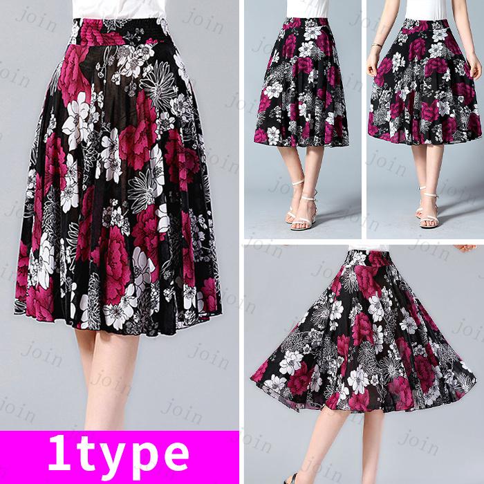 最上の品質な Sk43 スカート日本国内当日発送 ひざ丈スカート ゴムスカート人気 ウエストゴム スカート スカートロング春 韓国ファッション 花柄 かわいい フレアスカート Aynaelda Com