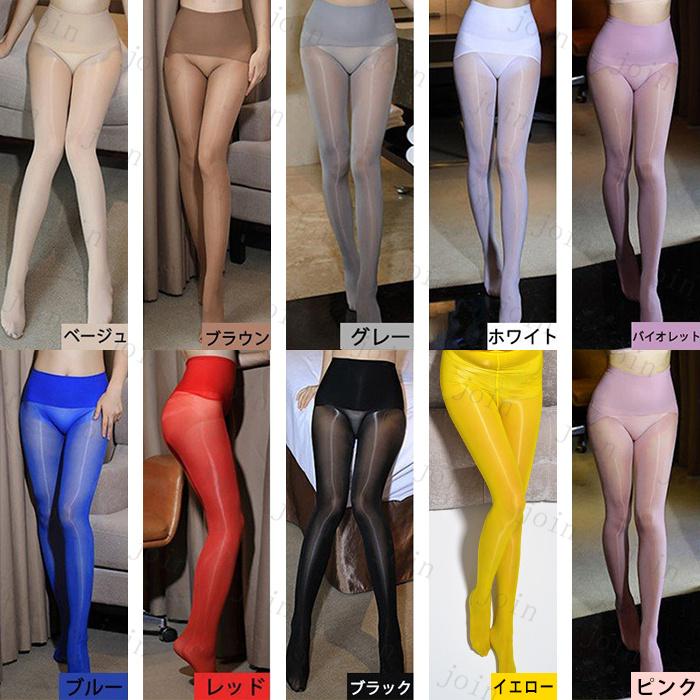 ST11#ストッキング 日本国内当日発送 10color シームレス パンスト 高密度 フリーサイズ 光沢ストッキング 大きいサイズ 伸縮性 抗菌防臭 無地 タイツ |  | 01