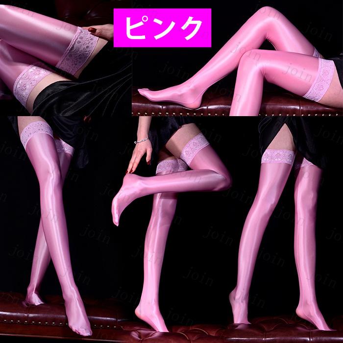 ストッキング 光沢 日本国内当日発送 10color ニーハイストッキング 膝上 フリーサイズ 高級感 ストレッチ 伸縮性 フィット感 大人 タイツ パンスト #st44 |  | 03