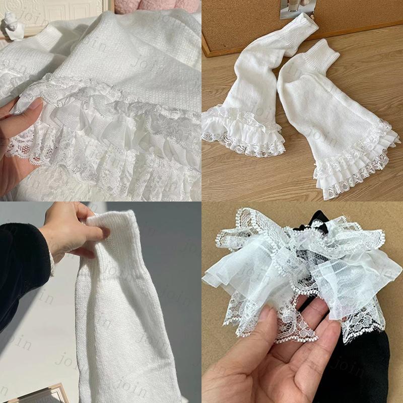 ハイソックス レディース (st47#) 当日発送 2type 8color ルーズソックス レッグウォーマー ロング lolita ロリータ風 ゆったり レース 可愛い くつ下 靴下 女性 |  | 14