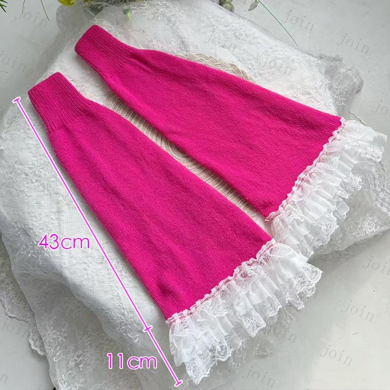 ハイソックス レディース (st47#) 当日発送 2type 8color ルーズソックス レッグウォーマー ロング lolita ロリータ風 ゆったり レース 可愛い くつ下 靴下 女性 |  | 15