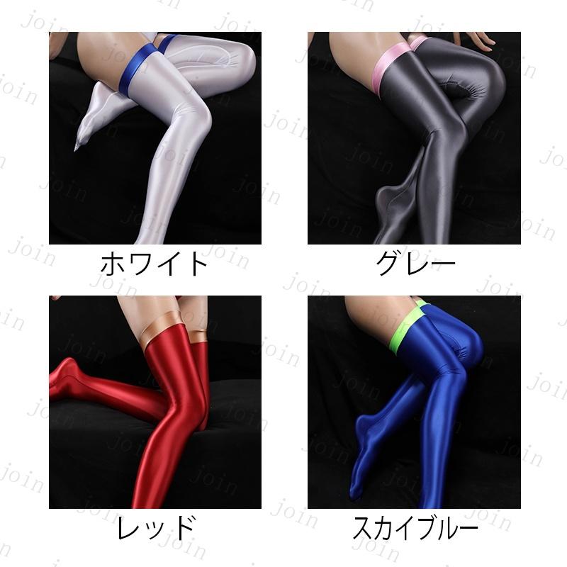 st68#ストッキング 光沢 日本国内 当日発送 4colors ニーハイストッキング 膝上 無地 ハイウェスト 勝負下着 パンティストッキング パンスト インナー タイツ |  | 09