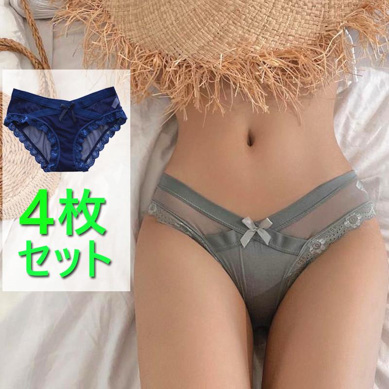 4枚セットショーツ ショーツ シースルーショーツ インナー 福袋 20代 ショーツレディース30代 下着 セットアップ 女性用 ポイント消化 お中元 Tb27 ジョインショップ 通販 Yahoo ショッピング