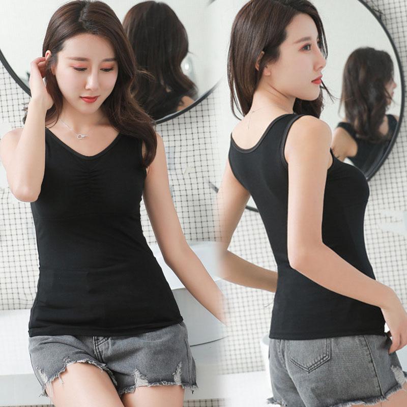 ソフトカップ取り外しノースリーブタンクトップ タンクトップカップ付き タンクトップレディース ロング丈 タンクトップレディース インナー 伸縮性あり #TK10 |  | 06