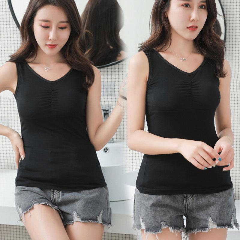 ソフトカップ取り外しノースリーブタンクトップ タンクトップカップ付き タンクトップレディース ロング丈 タンクトップレディース インナー 伸縮性あり #TK10 |  | 07