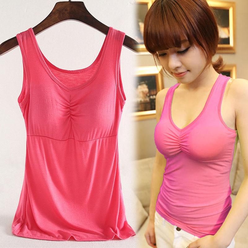 ソフトカップ取り外しノースリーブタンクトップ タンクトップカップ付き タンクトップレディース ロング丈 タンクトップレディース インナー 伸縮性あり #TK10 |  | 08