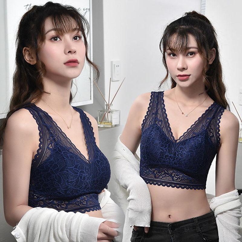 ソフトカップ取り外し ブラジャー ノンワイヤー 大きいサイズ タンクトップカップ付き インナー  無地 お中元 インナー 無地 韓国ファッション #TK14 |  | 05