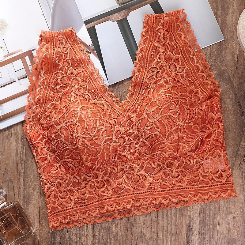 ソフトカップ取り外し ブラジャー ノンワイヤー 大きいサイズ タンクトップカップ付き インナー  無地 お中元 インナー 無地 韓国ファッション #TK14 |  | 06