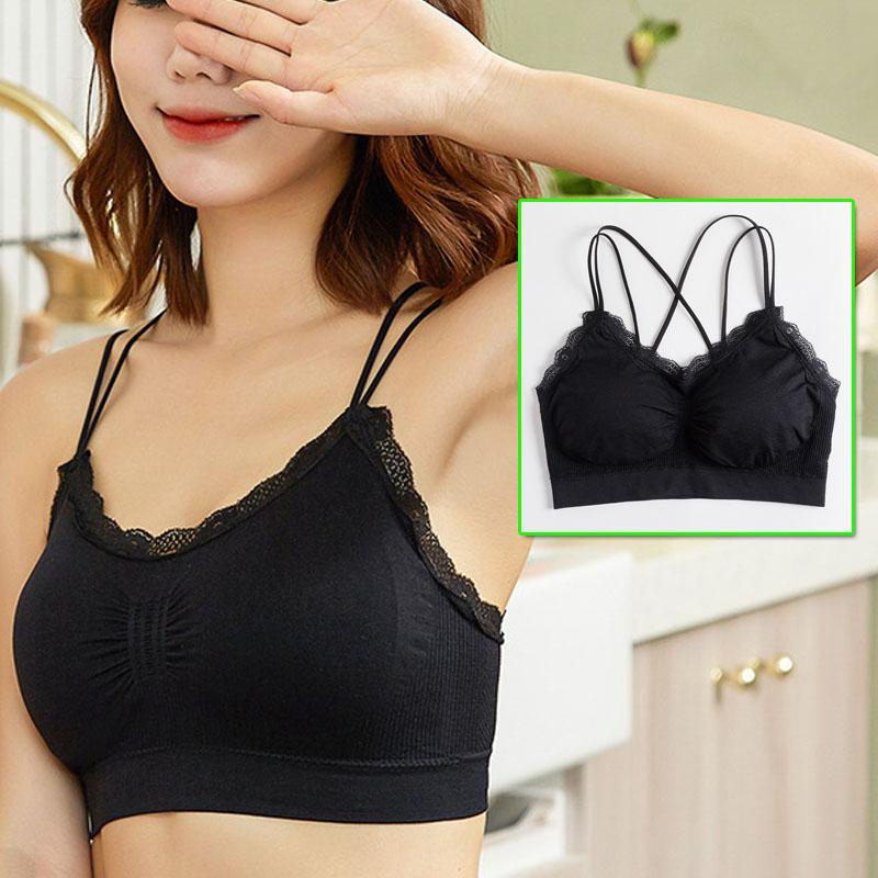 2枚セットソフトカップ取り外しブラジャー お中元 ブラジャー ノンワイヤー ブラジャー 大きいサイズ ブラジャー フルカップ 韓国ファッション お中元 #TK15 |  | 05