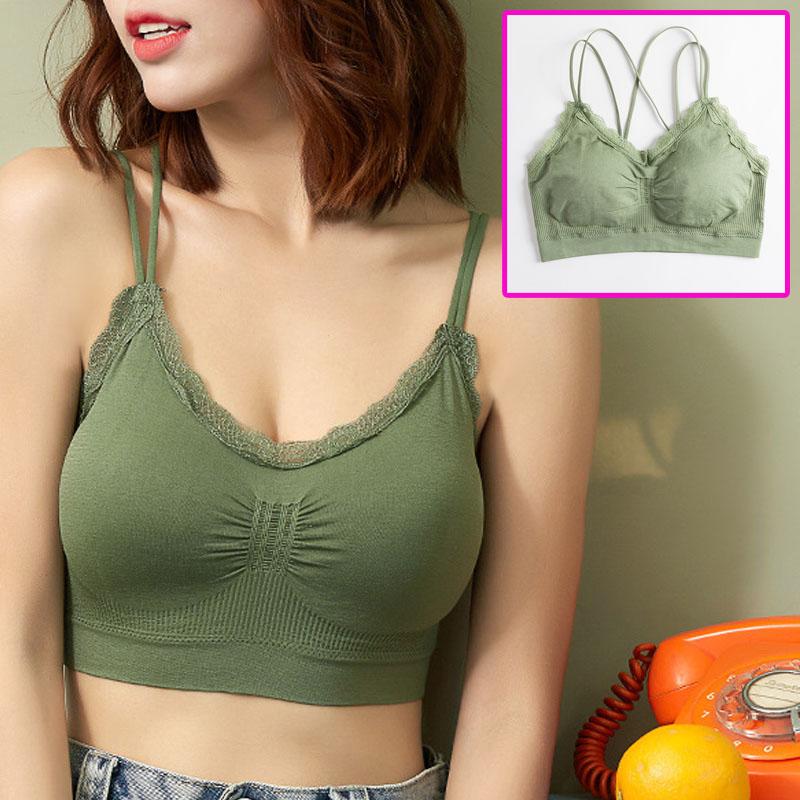 2枚セットソフトカップ取り外しブラジャー お中元 ブラジャー ノンワイヤー ブラジャー 大きいサイズ ブラジャー フルカップ 韓国ファッション お中元 #TK15 |  | 07