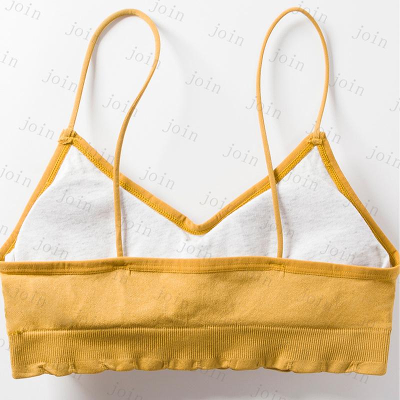 ブラジャー 2枚セット ノンワイヤー 夏用 薄い レディースインナー ナイトブラ おしゃれ 可愛い ジュニアブラ シームレス ブラトップ  バストアップ 補正 #tk19 |  | 06