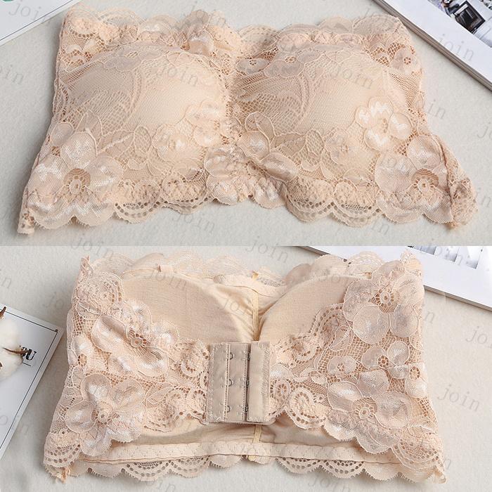 ストラップレス ブラジャー 日本国内当日発送 2枚セット ブラ 盛れる 女性 レディース インナー ノンワイヤー 肩紐なし レース カップ付き #tk21 |  | 08