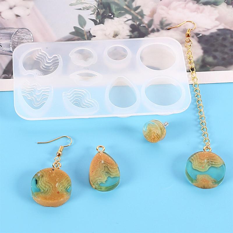 28種類 シリコンモールドセット レジンクラフト道具 シリコンモールド 立体 お中元 アクセサリー用 ピアス UVレジン手芸 シリコンモールド 立体 セール #uvz241 |  | 06