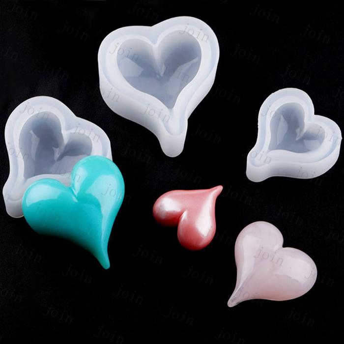 シリコンモールド 日本国内当日発送 3種類セット シリコンモールド 立体 ハート 封入パーツ 素材 入れ物 ハンドメイド レジン用品 手芸 #uvz298 |  | 02