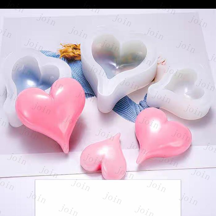 シリコンモールド 日本国内当日発送 3種類セット シリコンモールド 立体 ハート 封入パーツ 素材 入れ物 ハンドメイド レジン用品 手芸 #uvz298 |  | 04