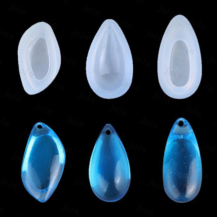 シリコンモールド 日本国内当日発送 3点セット 穴あり ドロップシェイプ 手芸 UVレジン ソフトモールド レジンクラフト道具 アクセサリー #uvz314 |  | 01