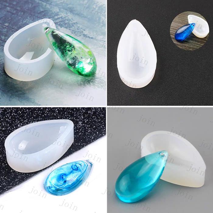 シリコンモールド 日本国内当日発送 3点セット 穴あり ドロップシェイプ 手芸 UVレジン ソフトモールド レジンクラフト道具 アクセサリー #uvz314 |  | 03
