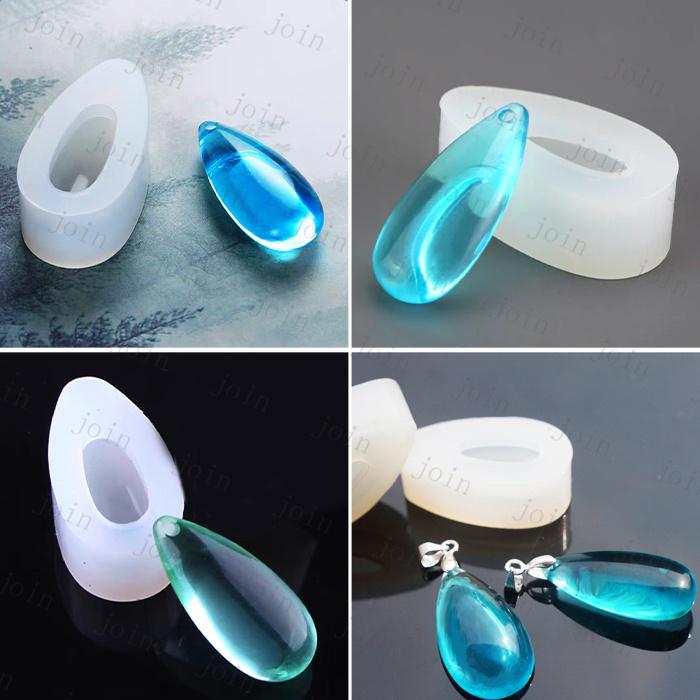 シリコンモールド 日本国内当日発送 3点セット 穴あり ドロップシェイプ 手芸 UVレジン ソフトモールド レジンクラフト道具 アクセサリー #uvz314 |  | 07