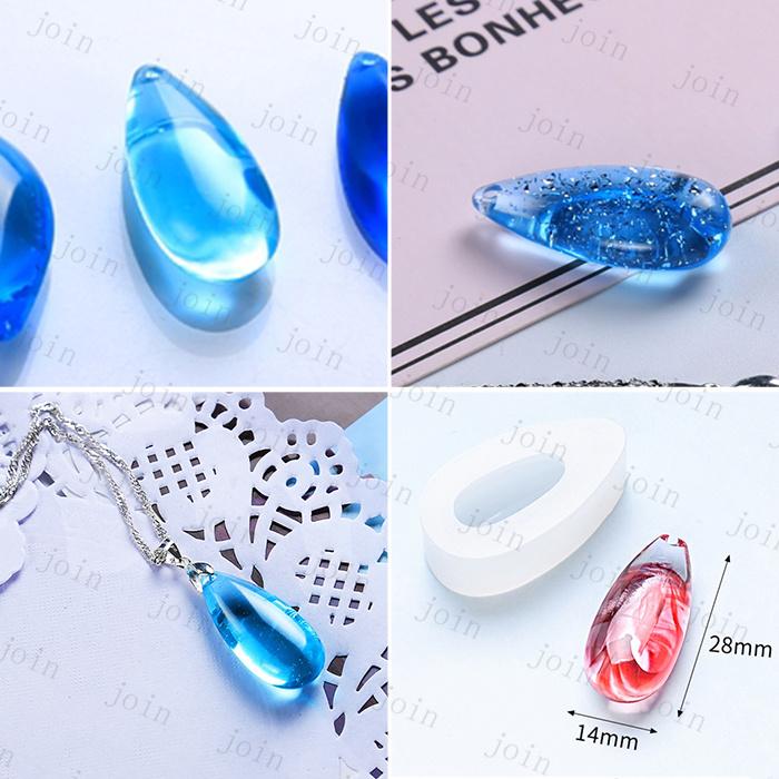 シリコンモールド 日本国内当日発送 3点セット 穴あり ドロップシェイプ 手芸 UVレジン ソフトモールド レジンクラフト道具 アクセサリー #uvz314 |  | 08