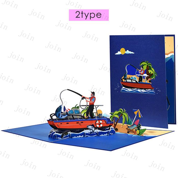 グリーティングカード 立体 (y16#) 日本国内当日発送 4type バースデーカード 誕生日カード 3D 手作り メッセージカード お祝い 封筒付き 多目的 ハンドメイド |  | 09