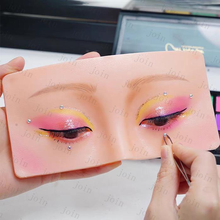 メイクアップ 練習ボード 日本国内当日発送 シリコンマネキン 目元