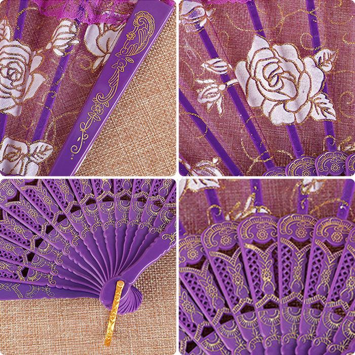 扇子 10 color 折り畳み 扇子 日本国内 当日発送 プラスチック ファン 薔薇 レース 古代 ダンス 漢服 コスプレ 宴会 祭り ロリータ お姫様 仮装 #z137 |  | 13