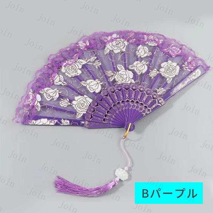 扇子 レディース 日本国内当日発送 2type おしゃれ レトロ タッセル付き 綺麗 レース 女性用 和装小物 うちわ 上品 プレゼント 暑さ対策 コスプレ 中華風 #z142 |  | 15