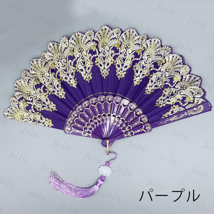 扇子 レディース (z143#) 当日発送 8color タッセル ハンドファン 折りたたみ 涼しい レース 刺繍 和装小物 女性用 夏物 おしゃれ 軽い プレゼント ギフト 上品 |  | 08