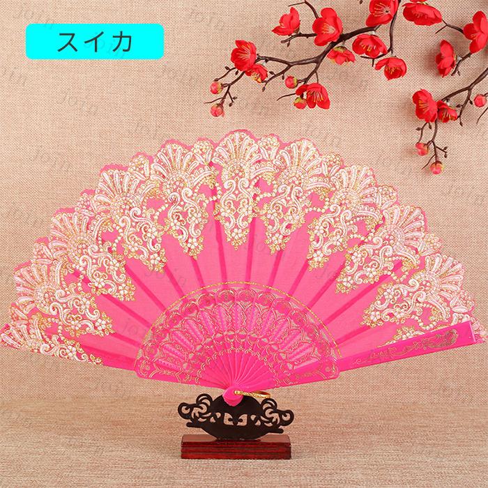 扇子 レディース 日本国内当日発送 11color レース コスプレ 中華風 オシャレ 折りたたみ式 工芸扇子 アクセサリー ダンス扇子 団扇 お誕生日 プレゼント #z144 |  | 09