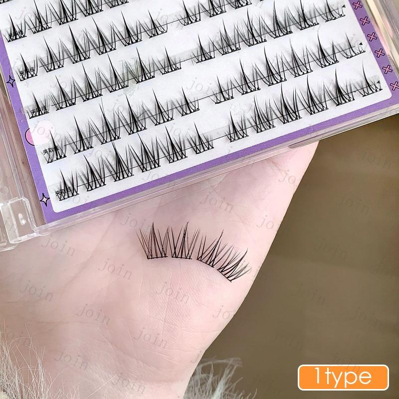 つけまつげ のり不要 (z191#) 当日発送 2type 3Dつけまつげ 部分用 接着剤不要 つけまつ毛 つけま ナチュラル ソフト 自然 束感 アイメイク アイラッシュ 初心者 |  | 06