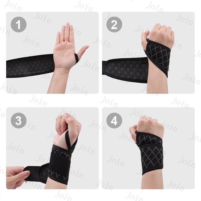 手首サポーター (z23) 日本国内当日発送 手首固定 関節痛 リストラップ 筋トレ リストバンド 捻挫 トレーニング 腱鞘炎 スポーツ フリーサイズ 通気性 手首 保護 |  | 11