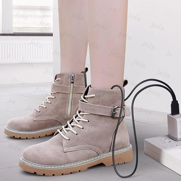 電熱インソール 日本国内当日発送 中敷き サイズ調整 USB給電 温度調整 足温器 足元暖房 フットヒーター 冷所作業 あったか グッズ 防寒 #z61 |  | 08