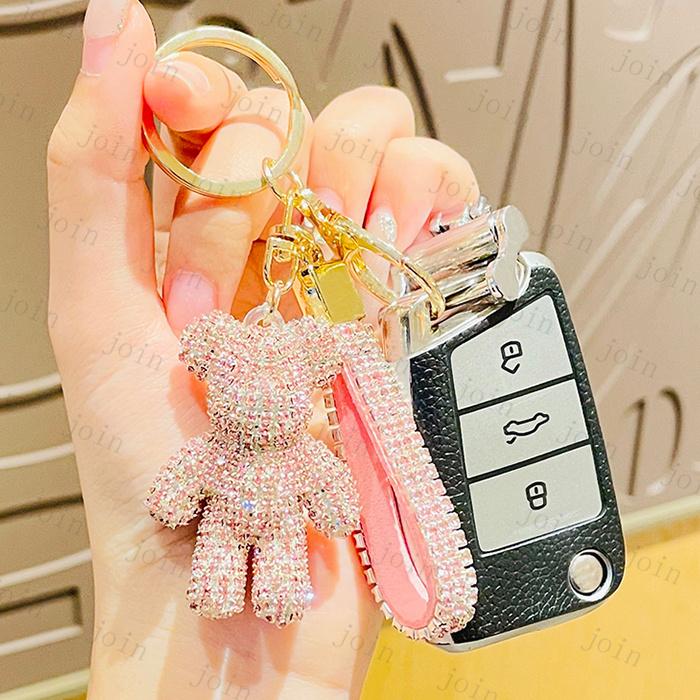 キーチェーン くま 日本国内当日発送 バッグチャーム かわいい アクセサリー ラインストーン 人気 キラキラ 鍵 レディース プレゼント 車スマートキー #z65 |  | 07