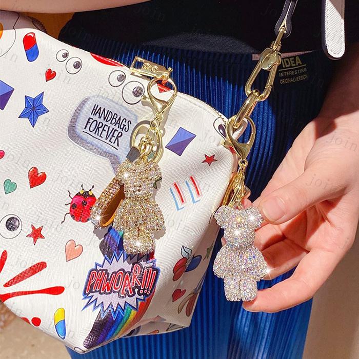 キーチェーン くま 日本国内当日発送 バッグチャーム かわいい アクセサリー ラインストーン 人気 キラキラ 鍵 レディース プレゼント 車スマートキー #z65 |  | 08