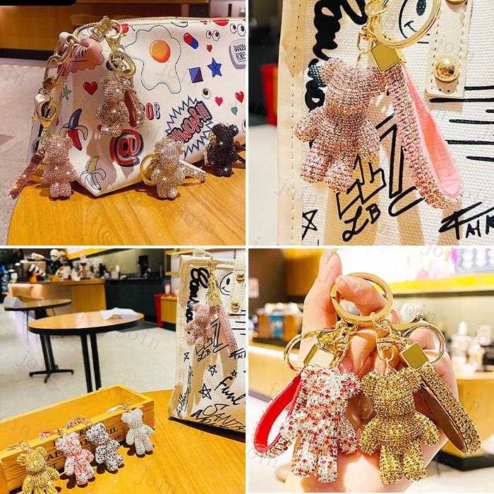 キーチェーン くま 日本国内当日発送 バッグチャーム かわいい アクセサリー ラインストーン 人気 キラキラ 鍵 レディース プレゼント 車スマートキー #z65 |  | 09