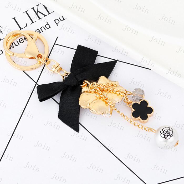 バッグチャーム 日本国内当日発送 4color キーホルダー おしゃれ 花 キラキラ パール キーリング 可愛い バッグアクセサリー ラインストーン 鍵 #z71 |  | 11