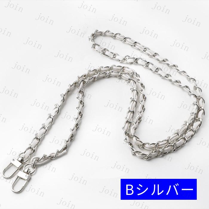 ショルダーストラップ (z98#) 日本国内当日発送 バッグチェーン 付け替え ショルダーベルト 単品 バッグベルト 斜め掛け 肩紐 おしゃれ ストライプ 金具 肩掛け |  | 06