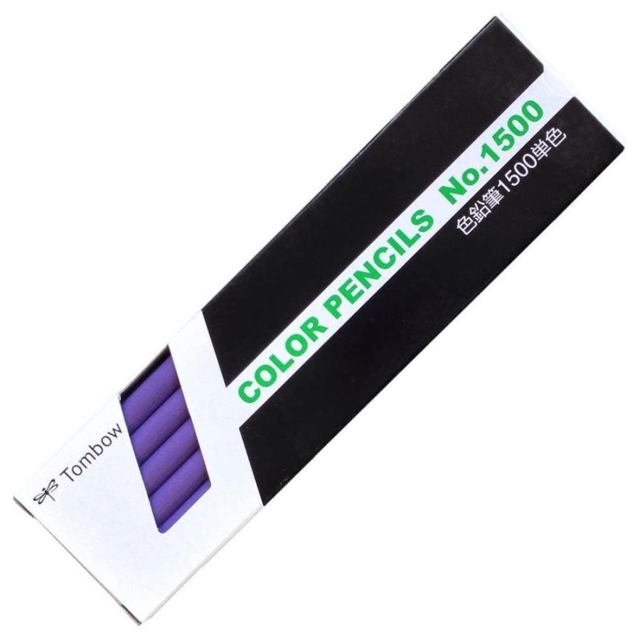 トンボ鉛筆 色鉛筆　１５００　単色　藤紫 1500-20｜joinwithyou｜02