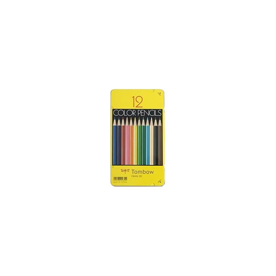 トンボ鉛筆 色鉛筆　１２色ＮＱ CB-NQ12C｜joinwithyou