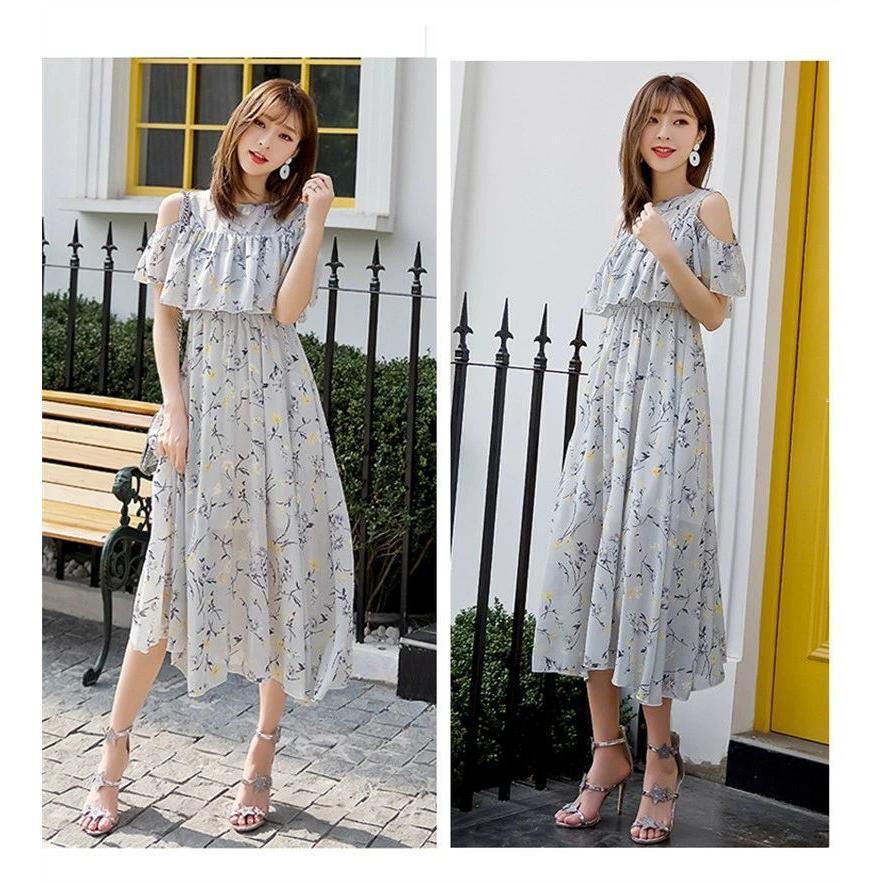 ワンピース オフショル ロングワンピース レディース マキシワンピース