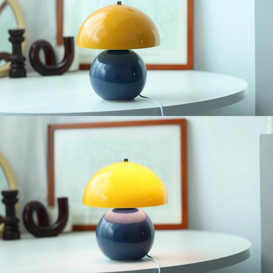 テーブルランプ LED おしゃれ きのこ 北欧風 タッチ式 コードレス