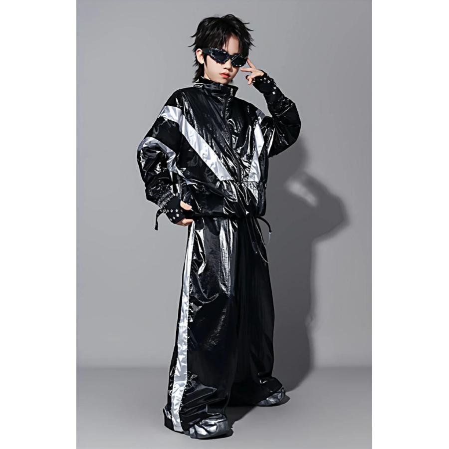 ステージ衣装 キッズ ダンス 派手 セットアップ ヒップホップ HIPHOP k