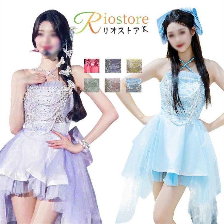 ステージ 衣装 レディース アイドル ワンピース ダンス衣装 k-pop 韓国