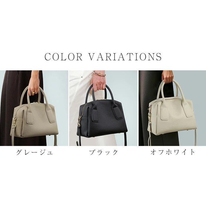 本革 ハンドバッグ レディース フォーマルバッグ 黒 2way ショルダーバッグ 斜め掛けバッグ ボストンバッグ ママ セレモニーバッグ レザー 入園式 バッグ おし_15