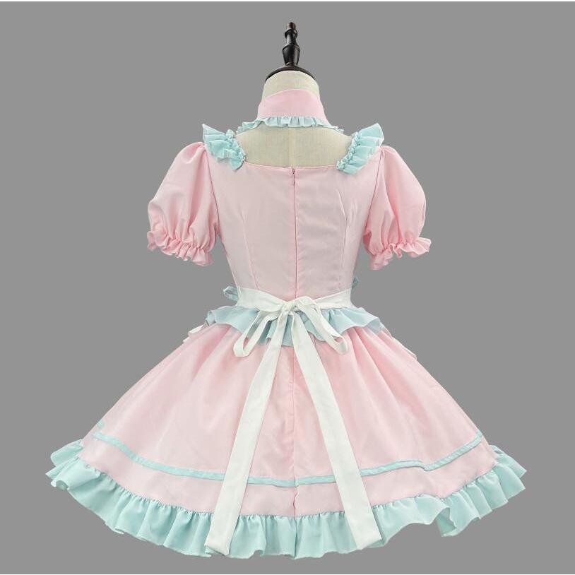 日系ロリータドレス可愛いメイドワンピース コスプレ衣装 ハロウィン