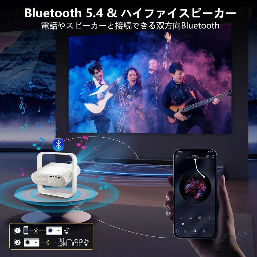 オートフォーカス☆昼間でもはっきり☆2年保証／プロジェクター 家庭用
