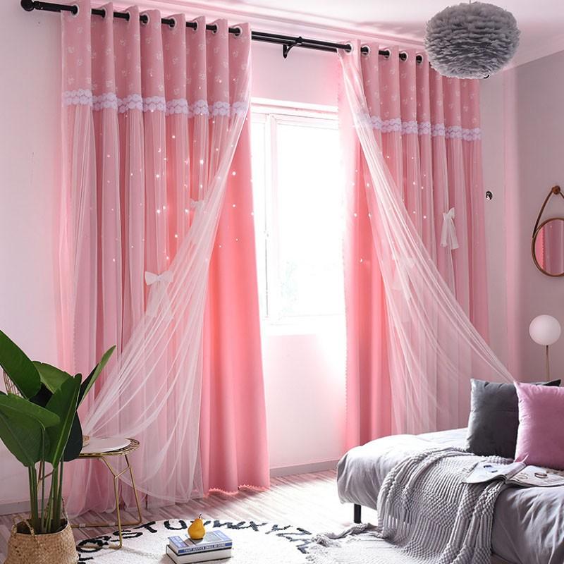 星空 カーテン 二重カーテン かわいいレース 月星柄 ドレープカーテン 2枚組カーテン オーダーメイド ベージュ ピンク エレガント 子供部屋 出窓 Cl013 ジョーカー 通販 Yahoo ショッピング