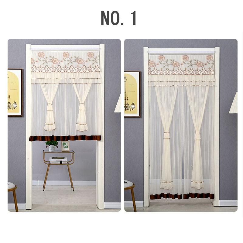 間仕切りカーテン レースカーテン 突っ張り棒付き マジックテープ 両用タイプ 玄関 キッチン リビング 可愛い Da036 ジョーカー 通販 Yahoo ショッピング