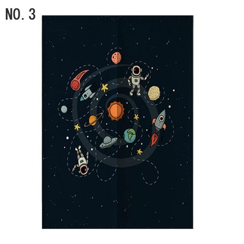 間仕切りカーテン 宇宙柄 子供部屋 幼稚園 寝室 部屋 仕切り目隠し のれんカーテン 暖簾 突っ張り棒付き 可愛い Da075 ジョーカー 通販 Yahoo ショッピング